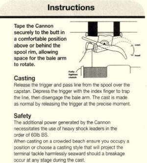 breakaway cannon Instruction