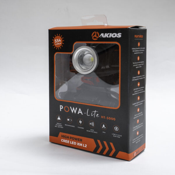 AKIOS POWA-LITE HT-5000 headlamp