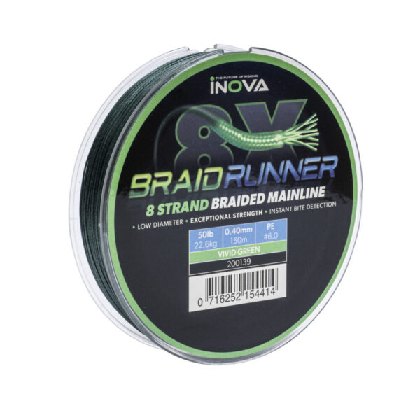 Inova Braid Runner X8 Strand Vivid Green 300m